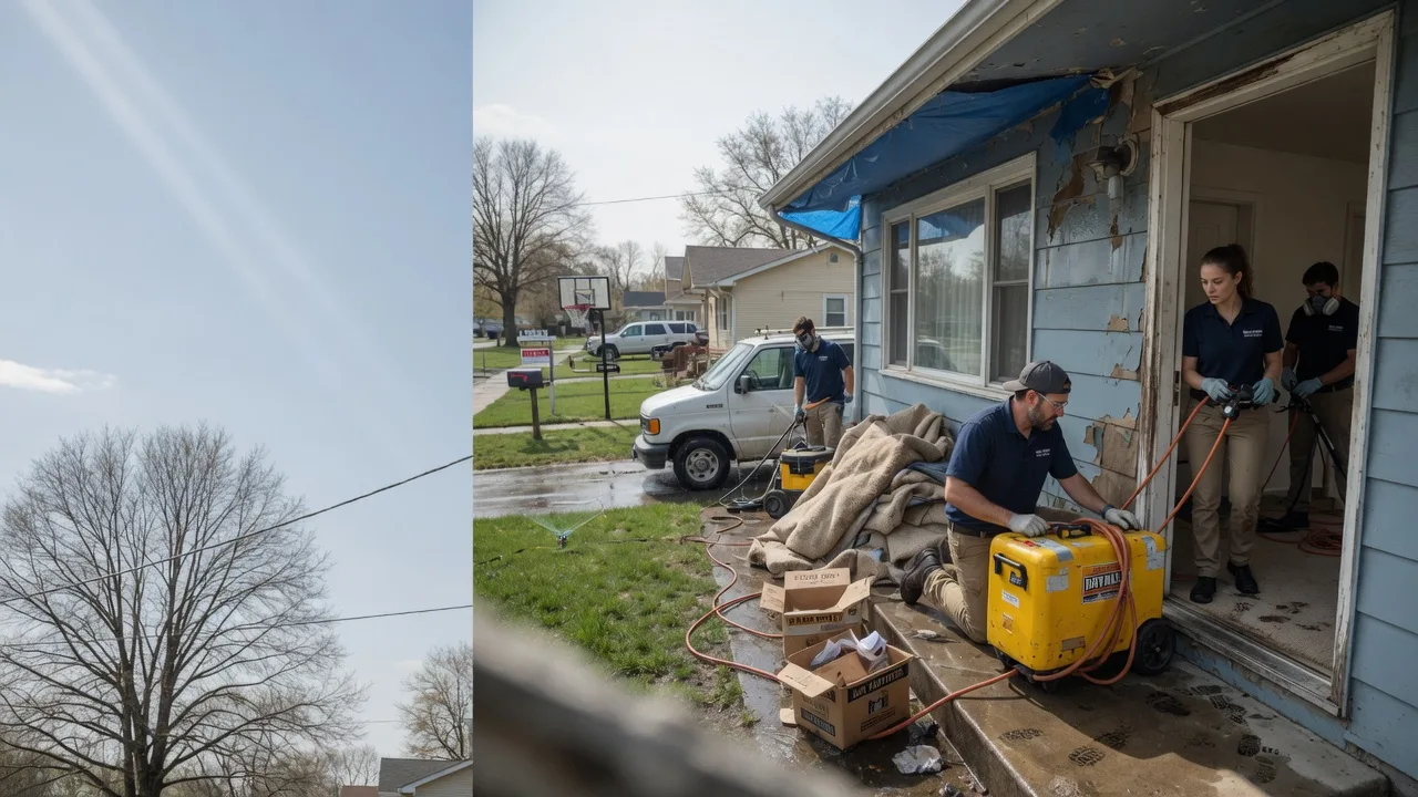 Basement Flood Cleanup in Darby, PA near me